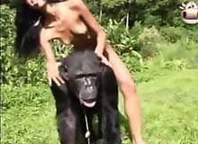 Xxx Video Monkey Woman - Monkey animal porn